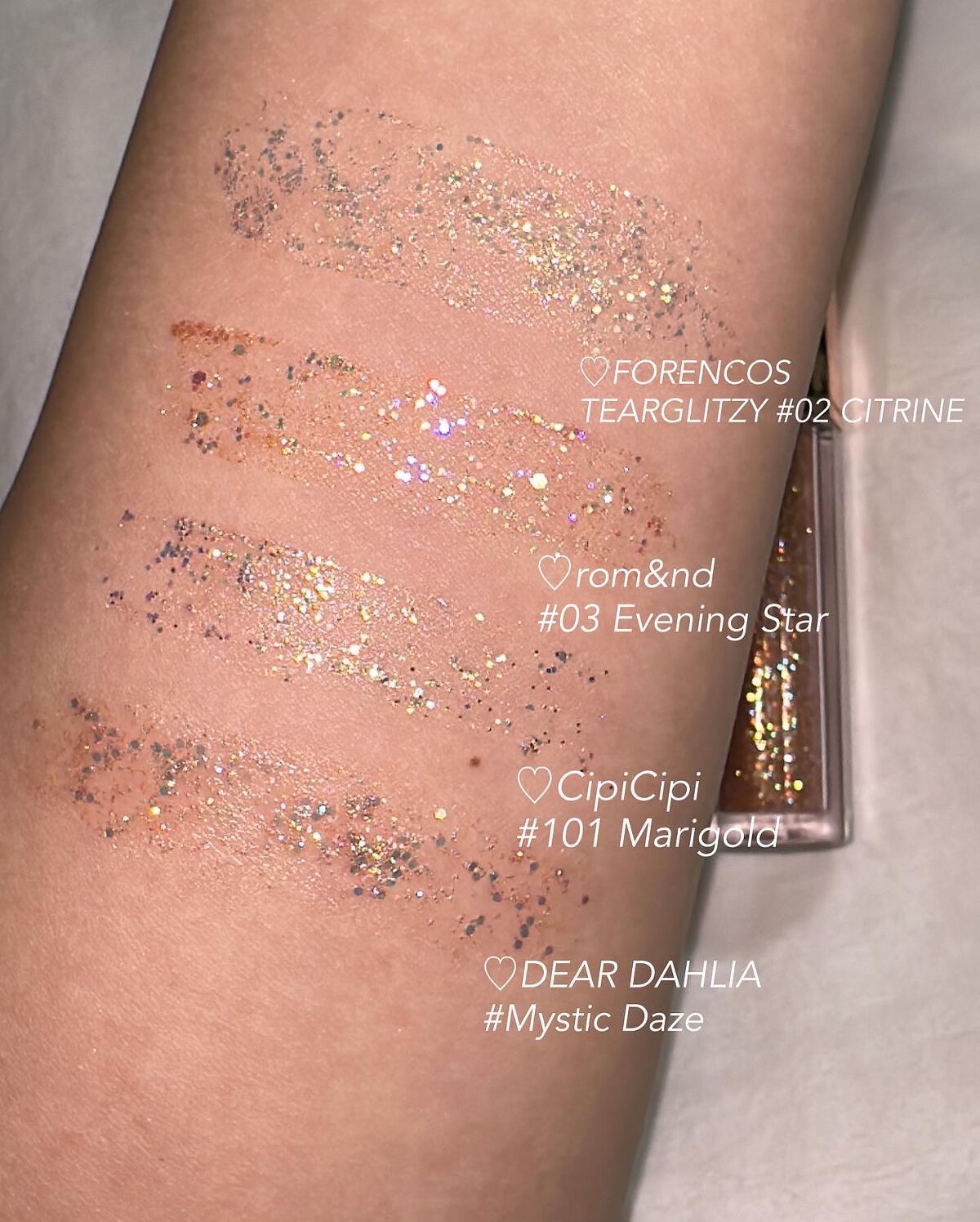 パラダイス シャイン アイ シークイン/DEAR DAHLIA/リキッドアイシャドウを使ったクチコミ(2枚目)