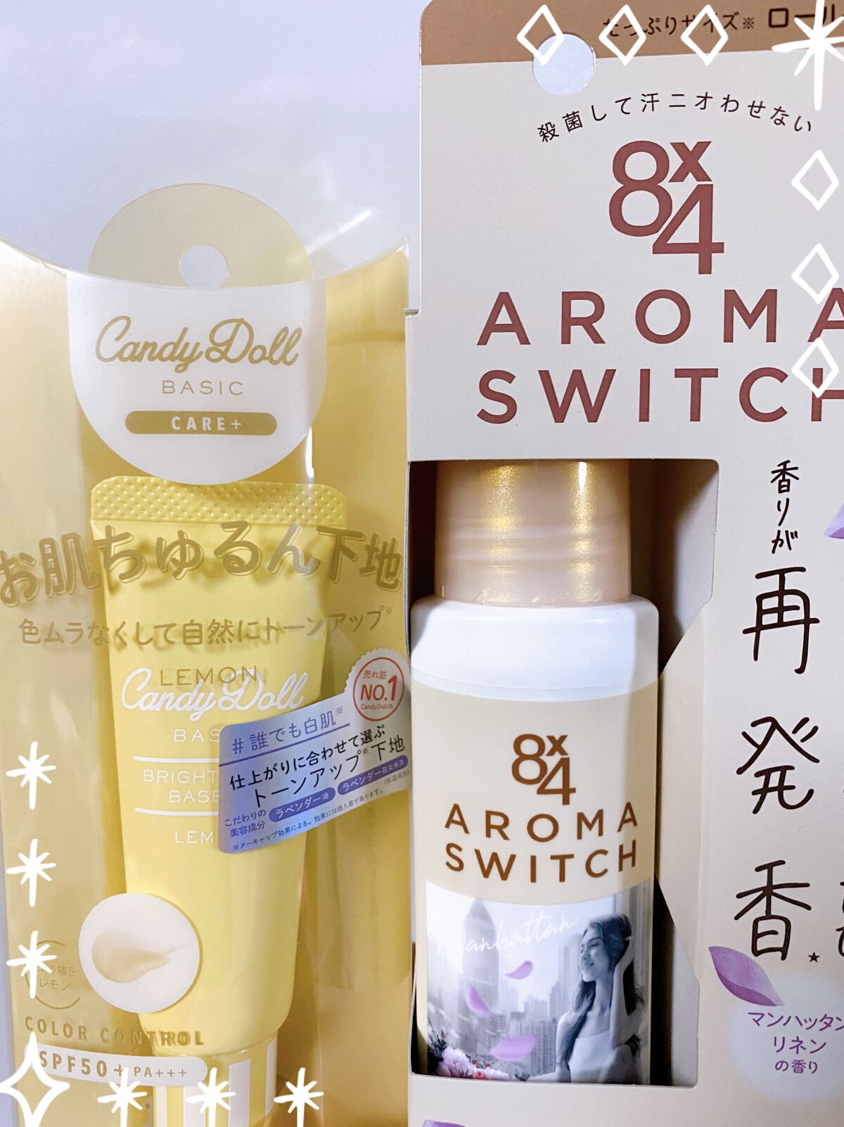 8x4 アロマスイッチ ロールオン マンハッタンリネンの香り/８ｘ４/デオドラント・制汗剤を使ったクチコミ（1枚目）