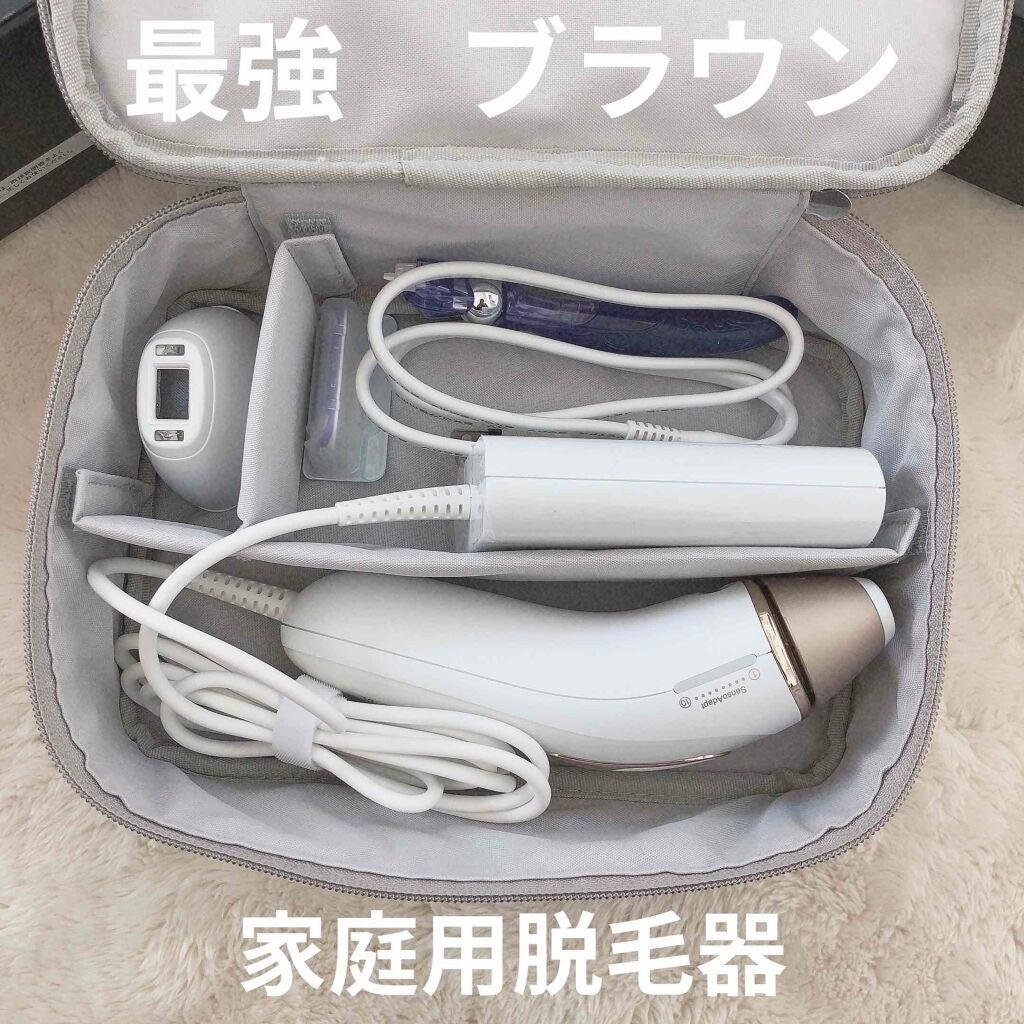 ブラウンシルクエキスパート (光美容器)/ブラウン/家庭用脱毛器を使ったクチコミ(1枚目)