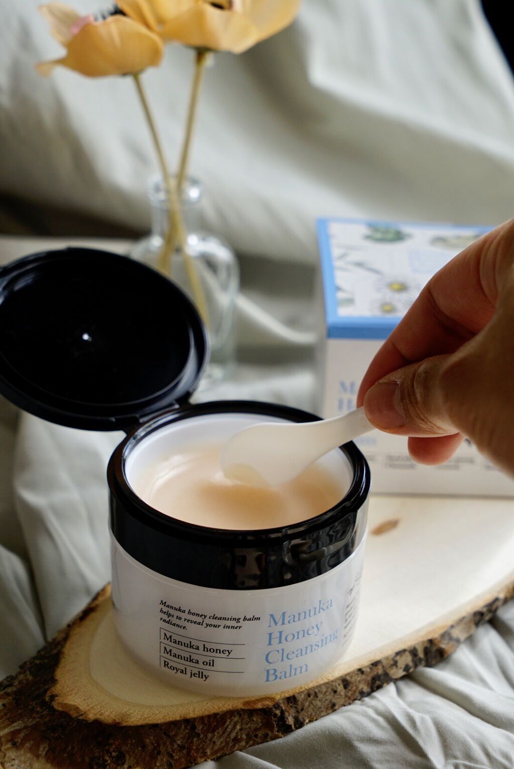 マヌカハニー クレンジングバーム/アピセラピーコスメティクス/クレンジングバームを使ったクチコミ（3枚目）