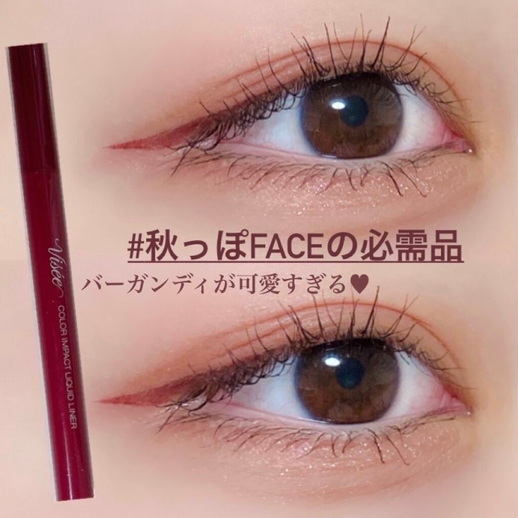 カラーインパクト リキッドライナー/Visée/リキッドアイライナーを使ったクチコミ(1枚目)