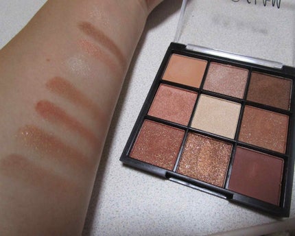 UR GLAM BLOOMING EYE COLOR PALETTE/U R GLAM/アイシャドウパレットを使ったクチコミ(3枚目)