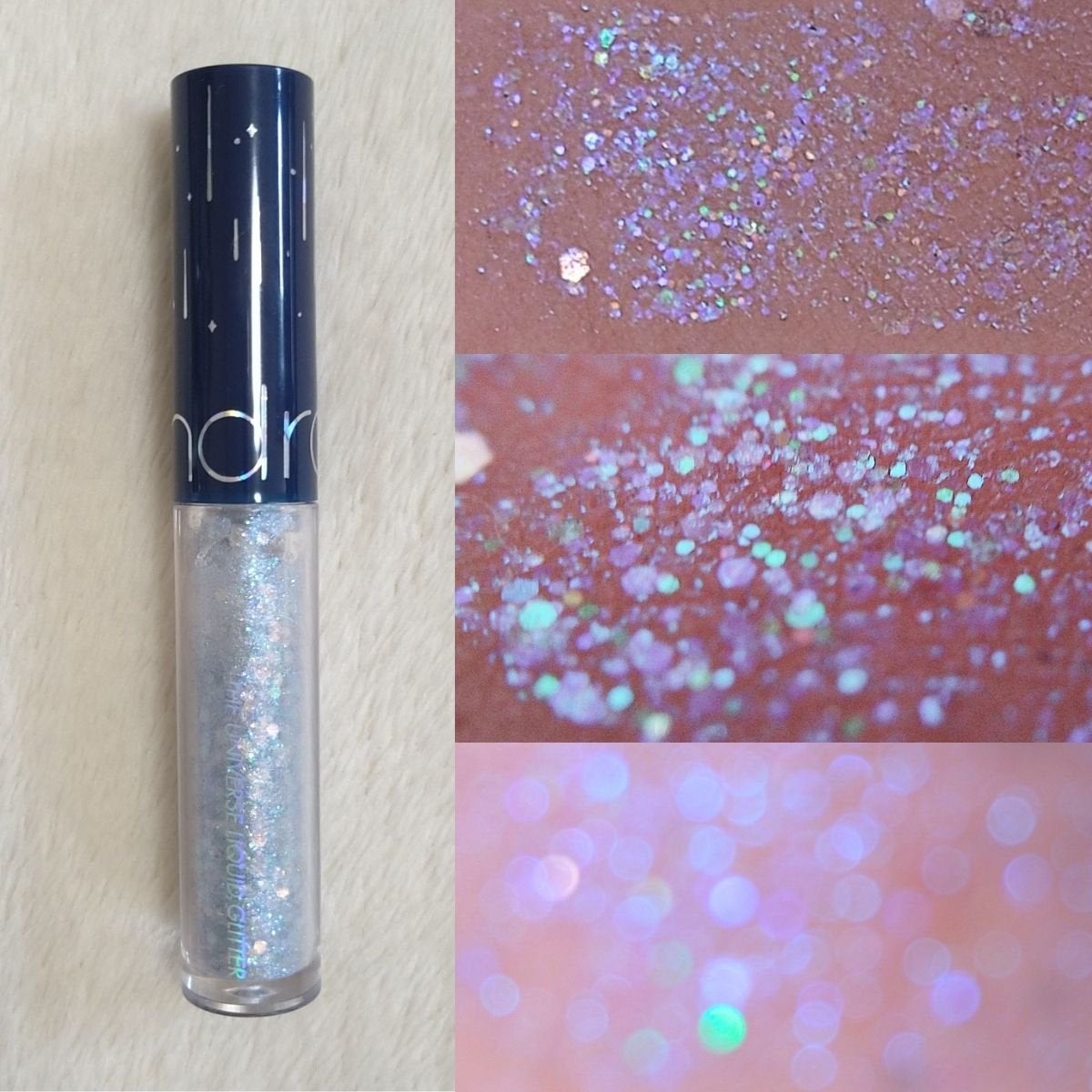 リキッド グリッター シャドウ/rom&nd/グリッターを使ったクチコミ(2枚目)