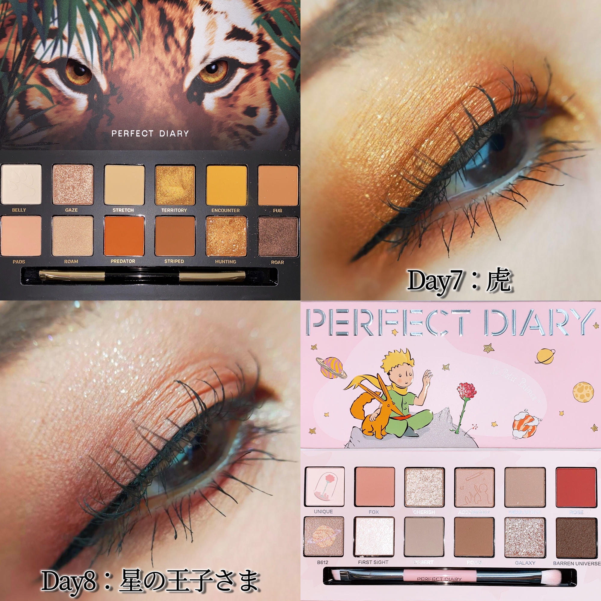 エクスプローラ12色 動物アイシャドウパレット｜PERFECT DIARYの口コミ