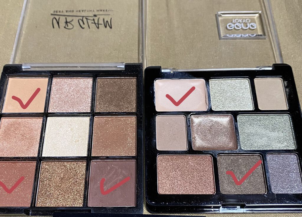 UR GLAM　BLOOMING EYE COLOR PALETTE/U R GLAM/アイシャドウパレットを使ったクチコミ（2枚目）