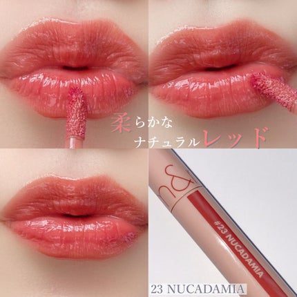 ジューシーラスティングティント/rom&nd/リップティントを使ったクチコミ(6枚目)