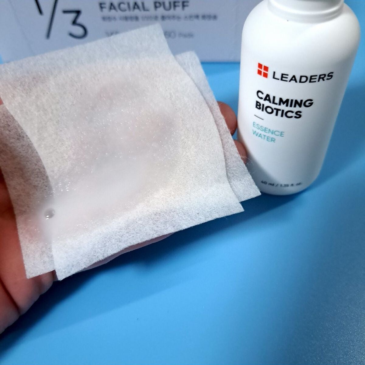 1/3 フェイシャルパフ/LEADERS/コットンを使ったクチコミ(2枚目)