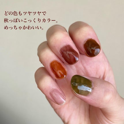 グロッシーコート/スキューズミー/オールインワンネイルを使ったクチコミ(8枚目)