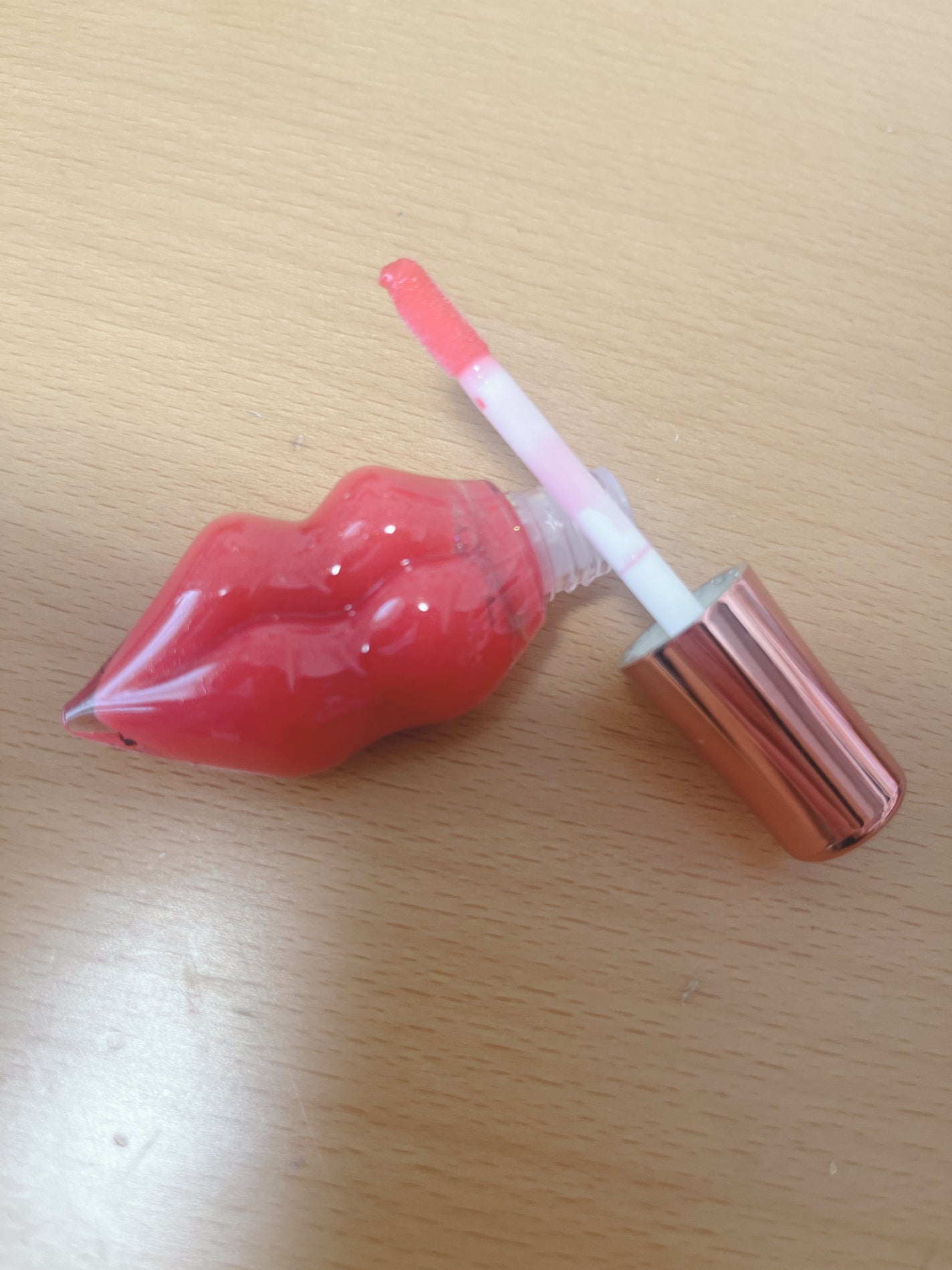 メルティーリップセラム/プランプピンク/リップグロスを使ったクチコミ(2枚目)