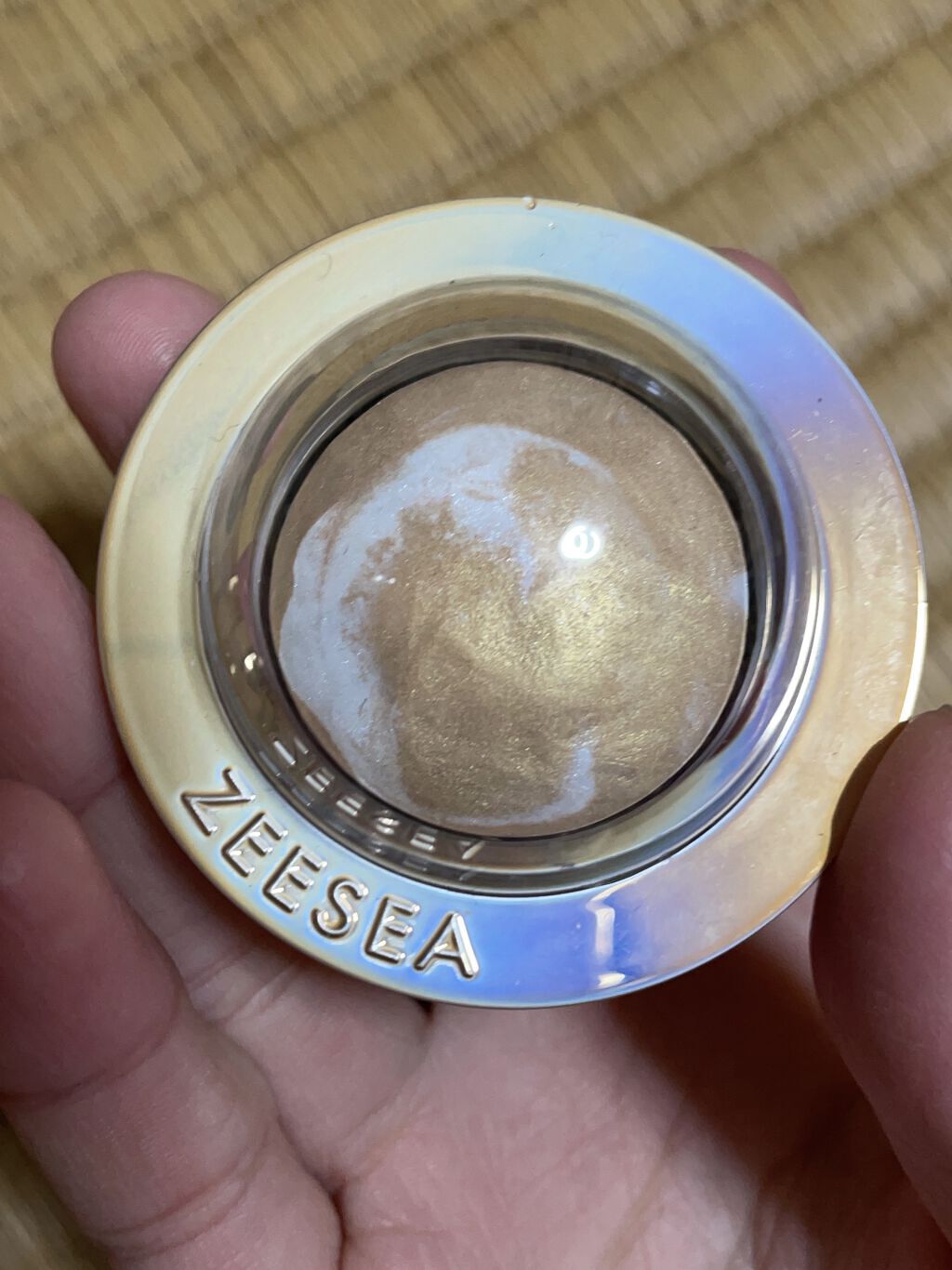 ZEESEA 惑星ハイライト 04 VG ヴィーナスゴールド/ZEESEA/パウダーハイライトを使ったクチコミ（1枚目）