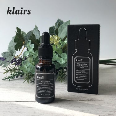 ミッドナイトブルーユースアクティベーティングドロップ(20ml)/Klairs/美容液を使ったクチコミ（1枚目）