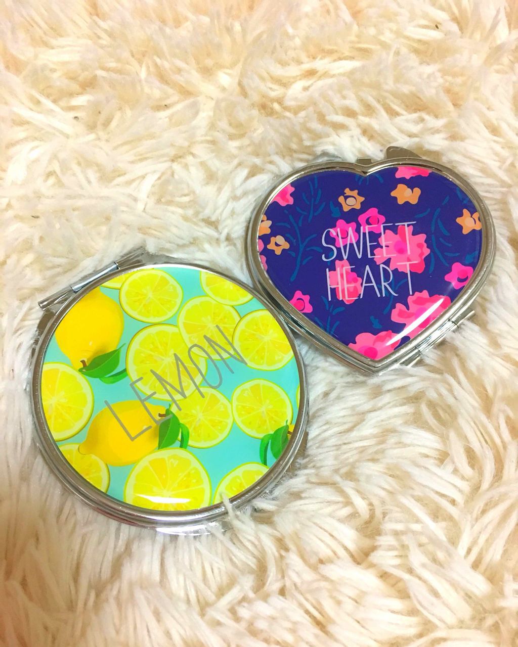 バラの花　両面コンパクトミラー/DAISO/その他化粧小物を使ったクチコミ（2枚目）