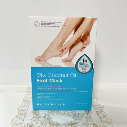 シルキーココナッツオイルフットマスク /MADFORCOS/レッグ・フットケアを使ったクチコミ(1枚目)