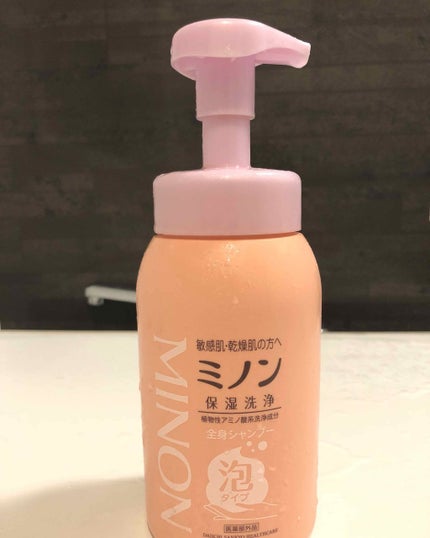 ミノン全身シャンプー(泡タイプ)/ミノン/ボディソープを使ったクチコミ(1枚目)