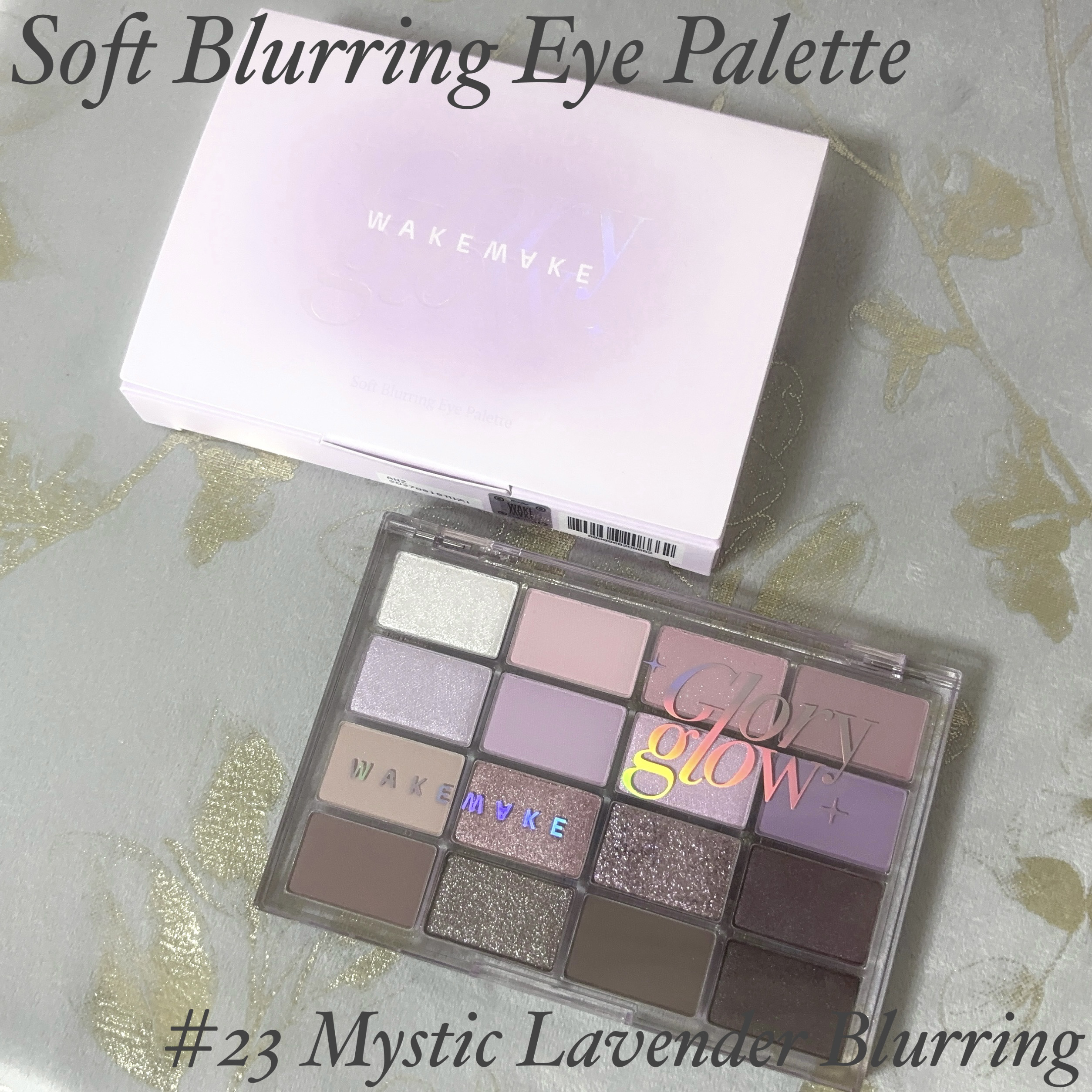 ソフトブラーリングアイパレット/wakemake/アイシャドウパレットを使ったクチコミ（2枚目）