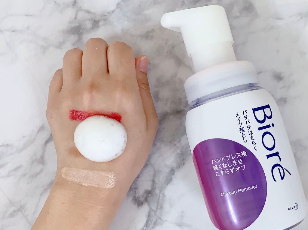 パチパチはたらくメイク落とし/ビオレ/クレンジングウォーターを使ったクチコミ(6枚目)