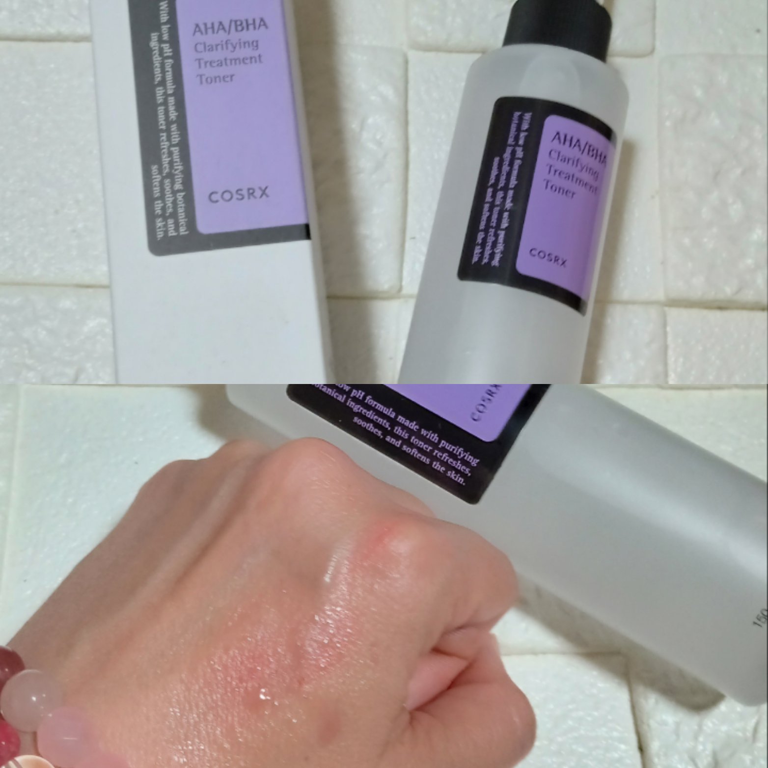 AHA BHA クレリファイントリートメントトナー/COSRX/ピーリングを使ったクチコミ（2枚目）