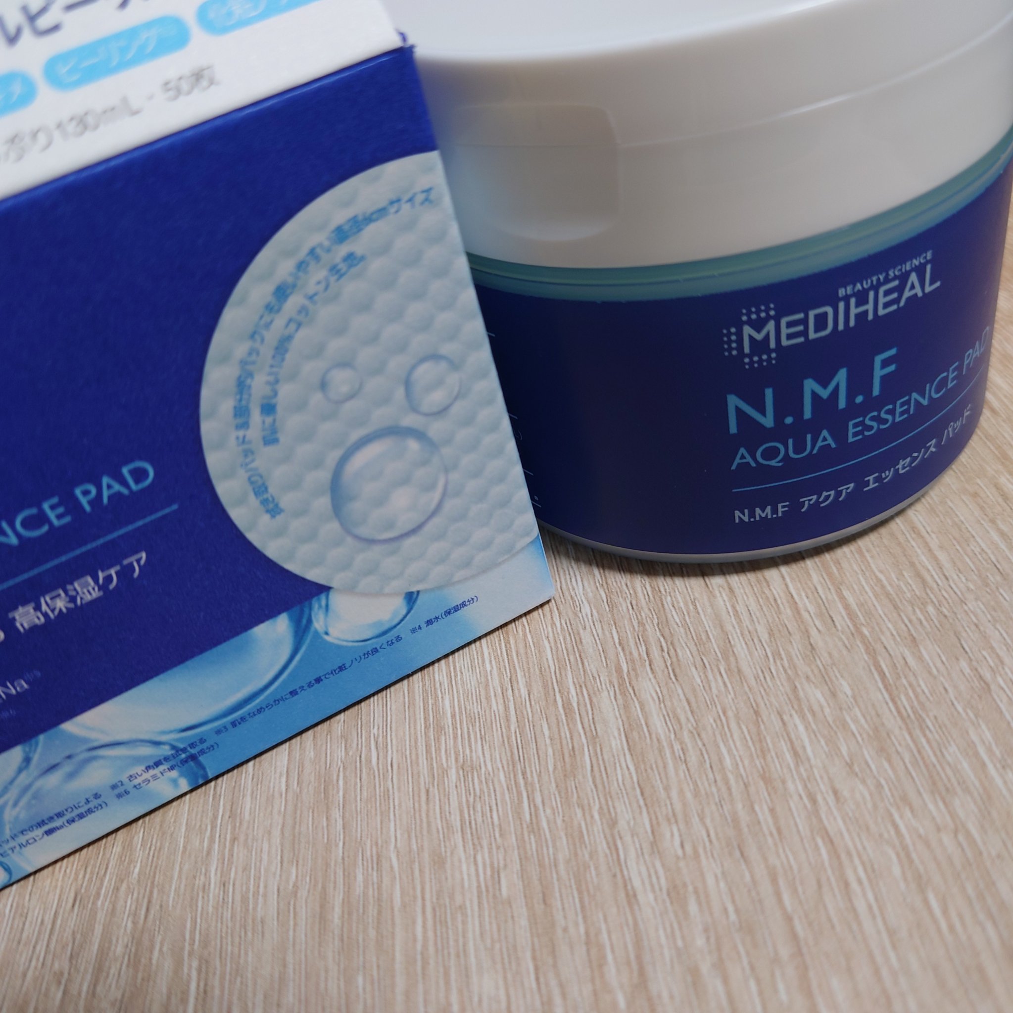 N.M.Fアクアエッセンスパッド 50枚入り/MEDIHEAL/トナーパッドを使ったクチコミ（1枚目）