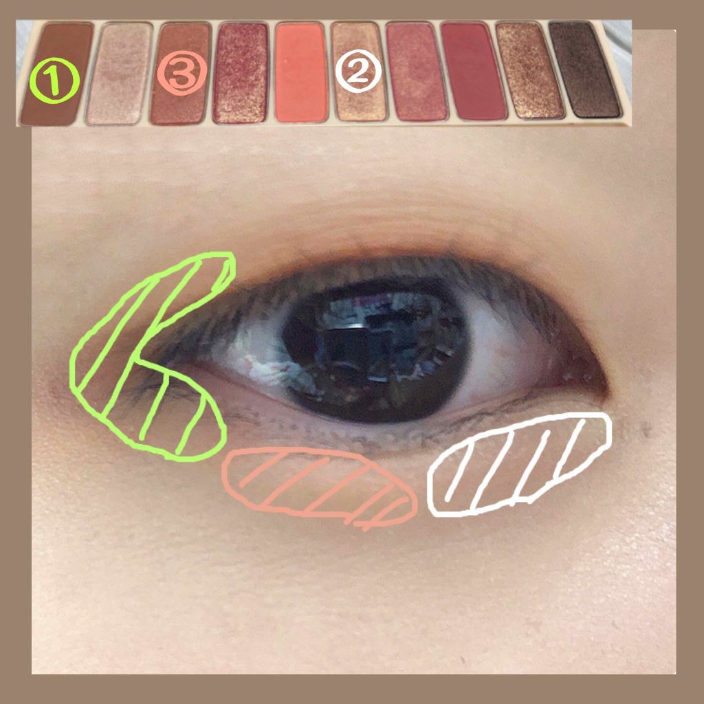 プレイカラー アイシャドウ/ETUDE/アイシャドウパレットを使ったクチコミ（3枚目）