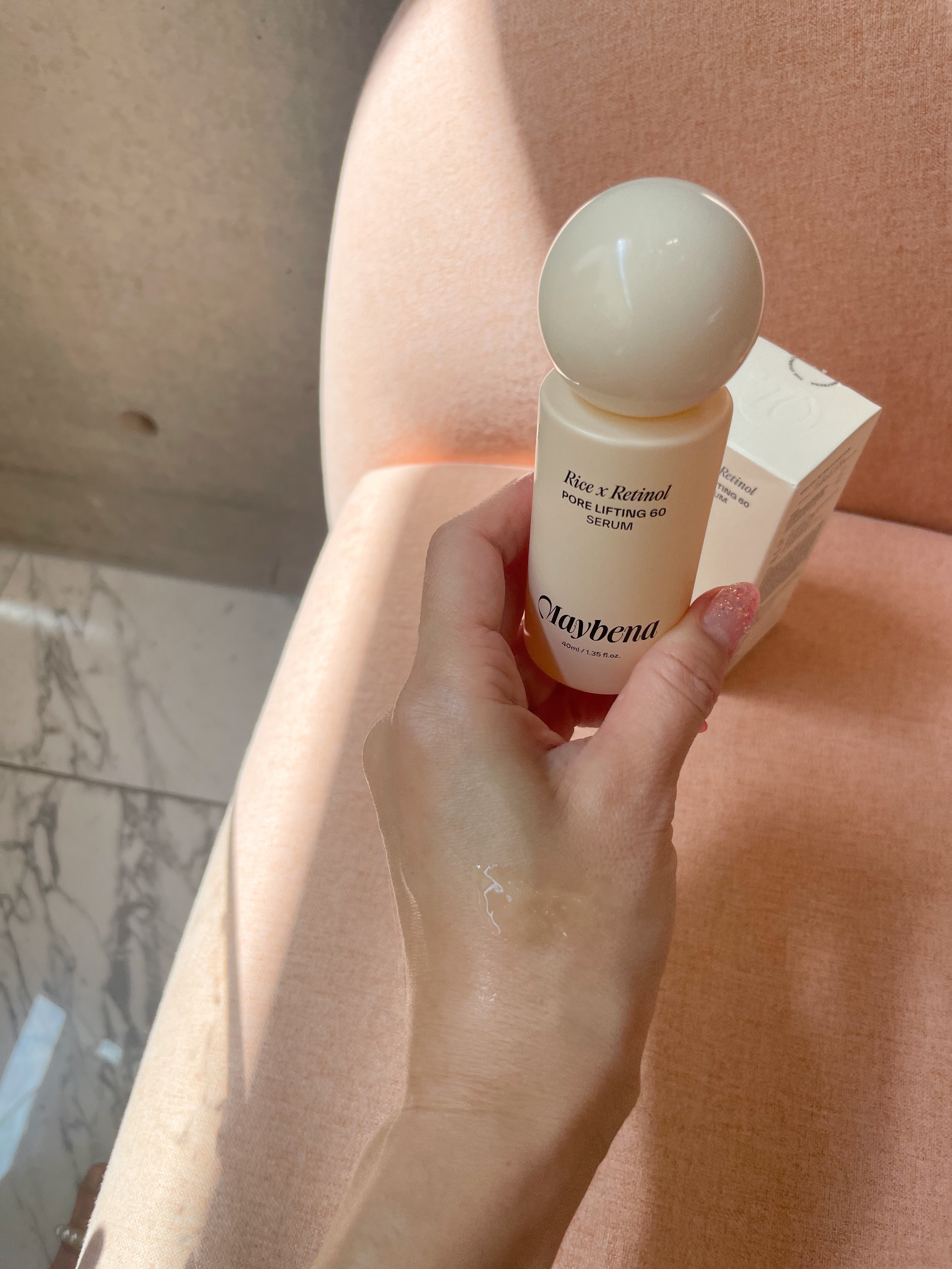 ライスXレチノール フォアリフティング 60セラム/MAYBENA/美容液を使ったクチコミ（1枚目）