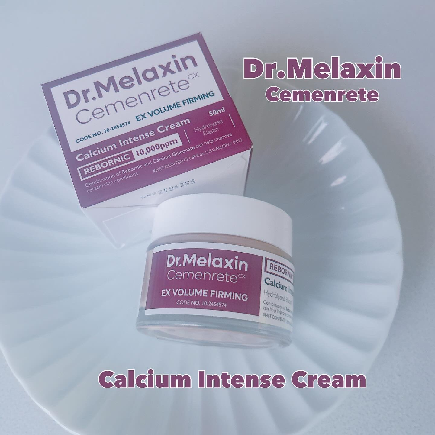 Cemenrete Calcium Intense Cream/Dr.Melaxin/フェイスクリームを使ったクチコミ（1枚目）