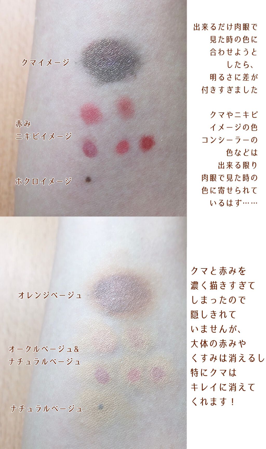 ミネラルコンシーラーパレット/エトヴォス/パレットコンシーラーを使ったクチコミ（3枚目）