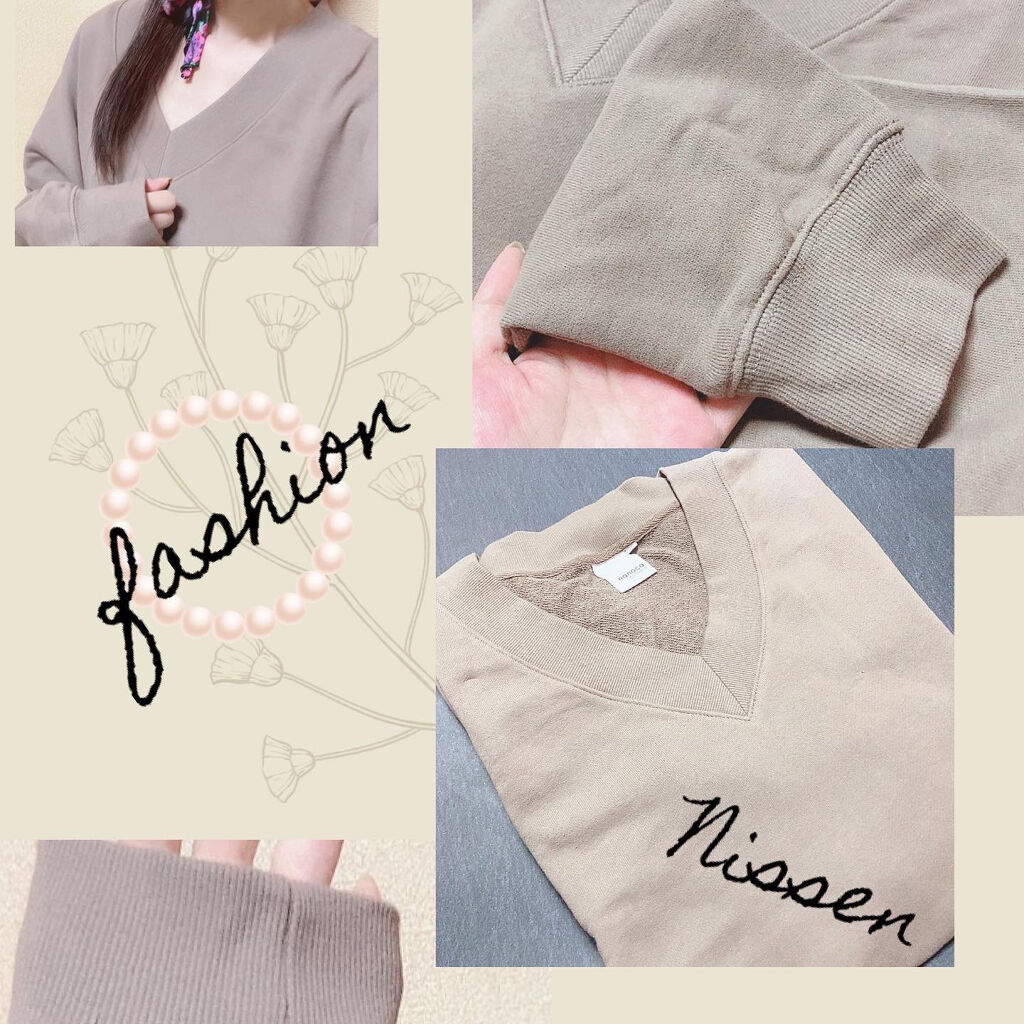 USAコットン100% 裏毛Vネック プルオーバー/ニッセン ビューティ/その他を使ったクチコミ（1枚目）