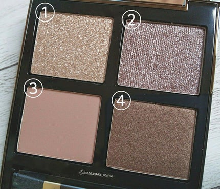 アイ カラー クォード 27 メテオリック/TOM FORD BEAUTY/アイシャドウパレットを使ったクチコミ(2枚目)