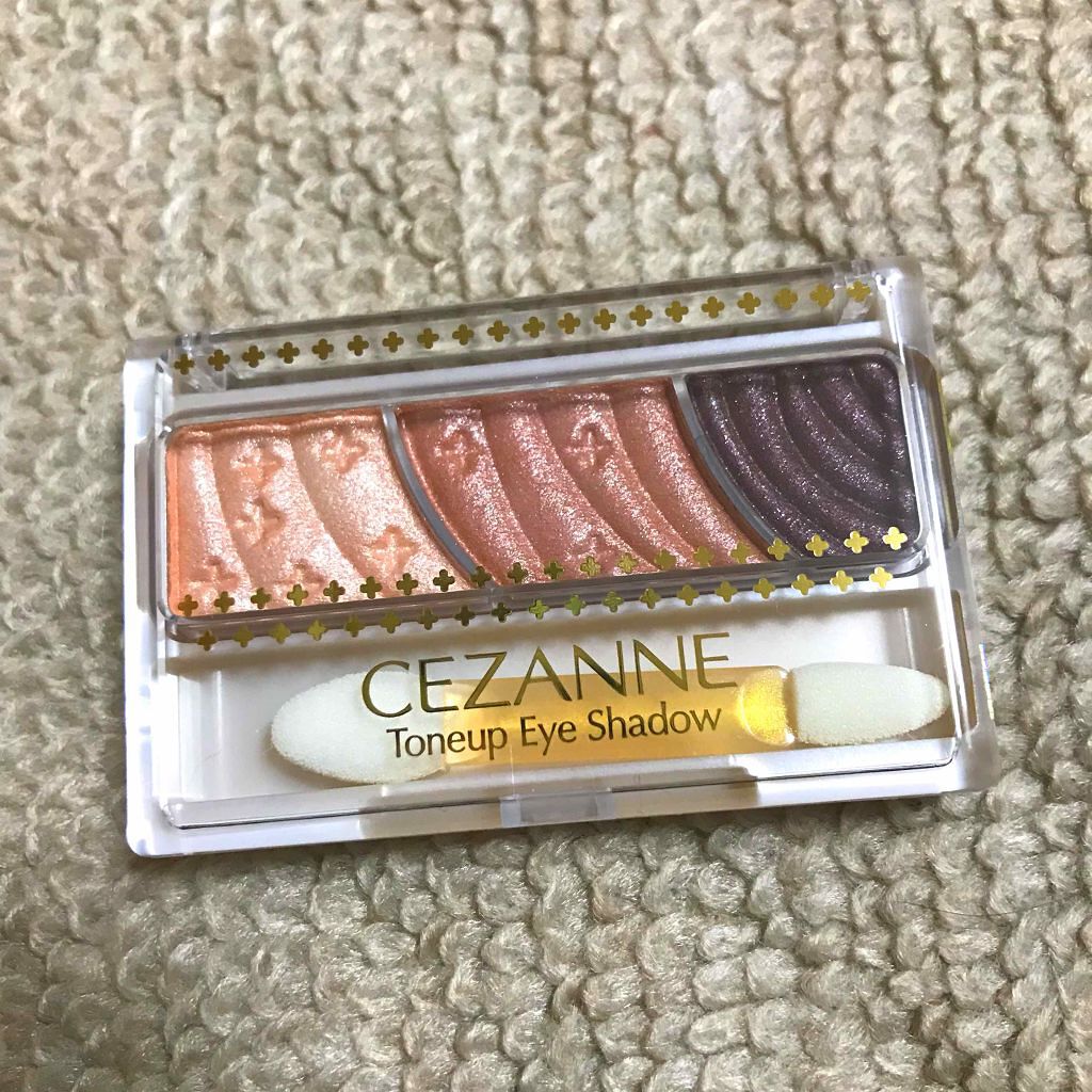 トーンアップアイシャドウ/CEZANNE/アイシャドウパレットを使ったクチコミ(1枚目)