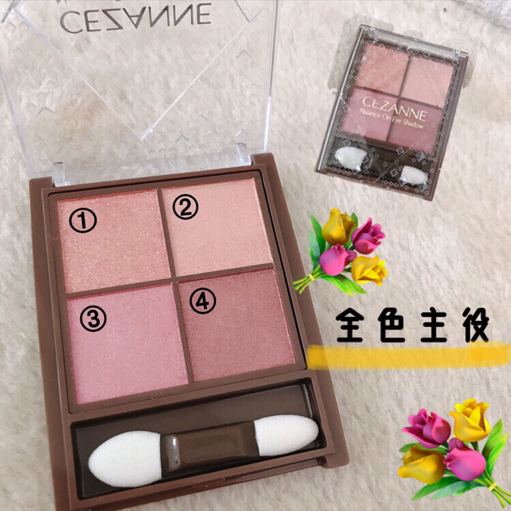 ニュアンスオンアイシャドウ/CEZANNE/アイシャドウパレットを使ったクチコミ（1枚目）