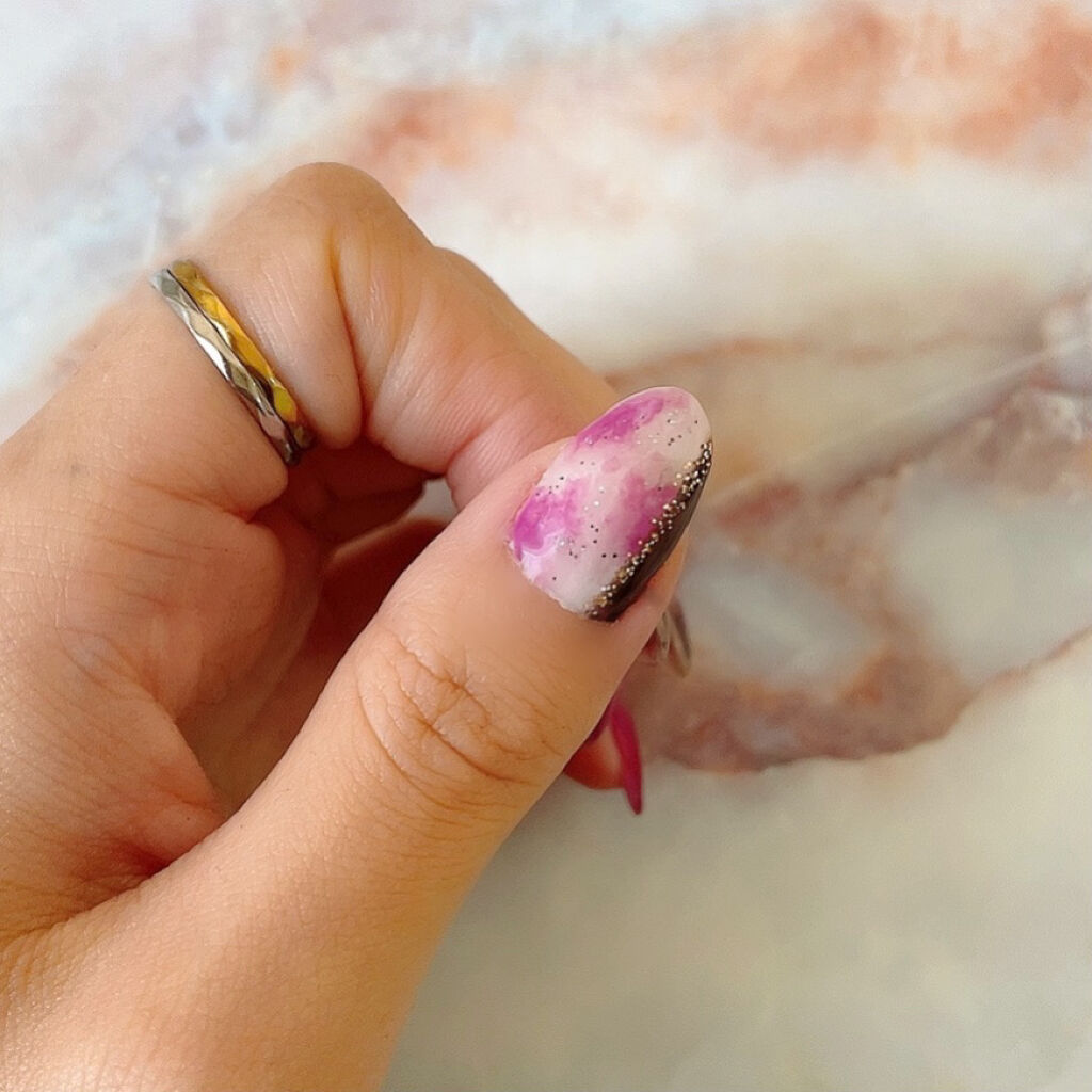 ジェルネイル（ライト対応）/セリア/ジェルネイルを使ったクチコミ（1枚目）