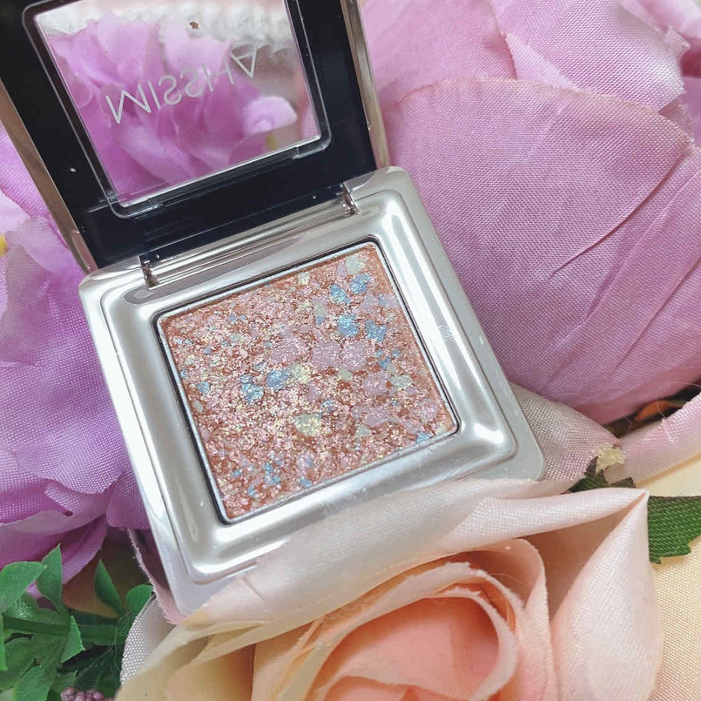 グリッタープリズム シャドウ/MISSHA/グリッターを使ったクチコミ（2枚目）