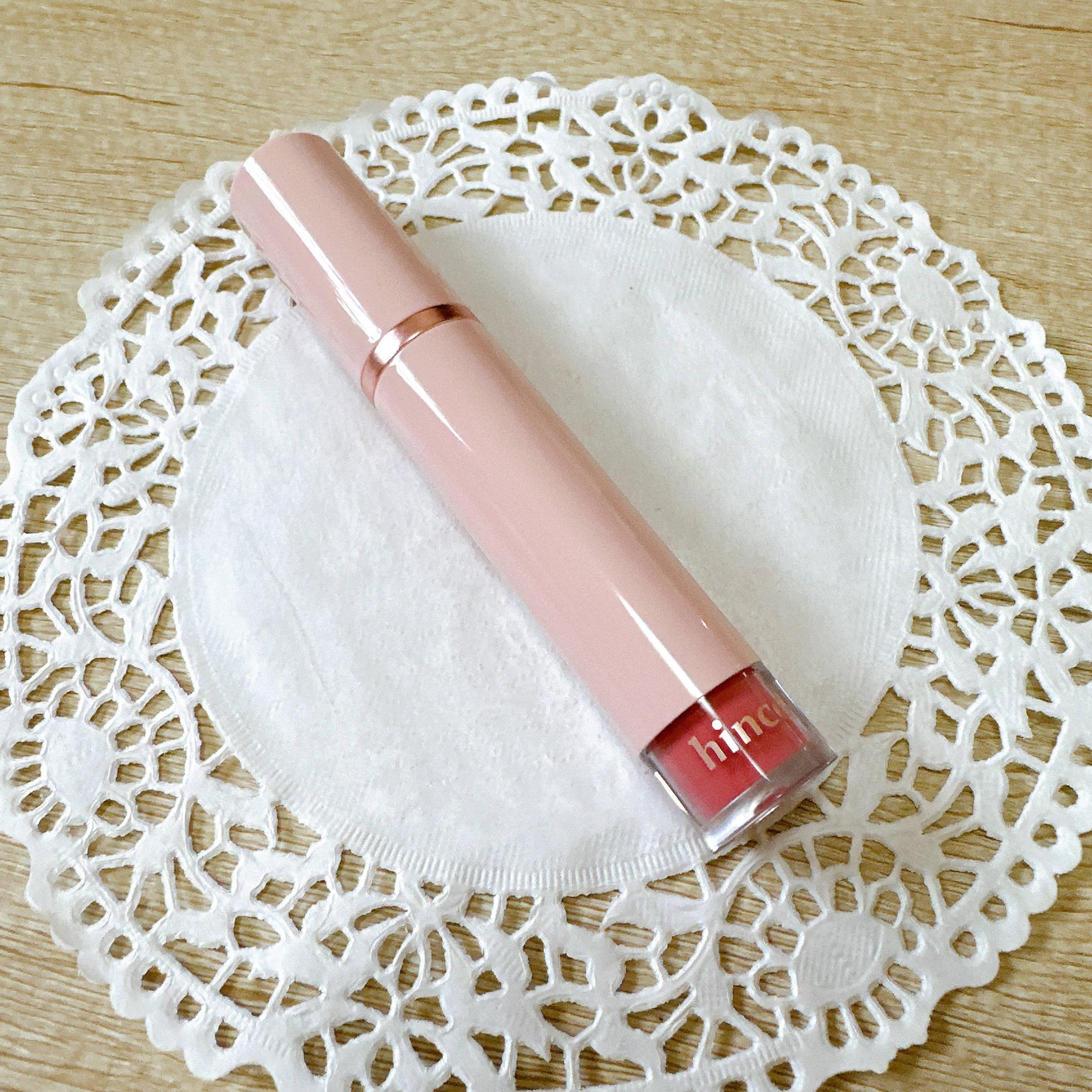 ムードインハンサーウォーターリキッドグロウ/hince/口紅を使ったクチコミ（2枚目）