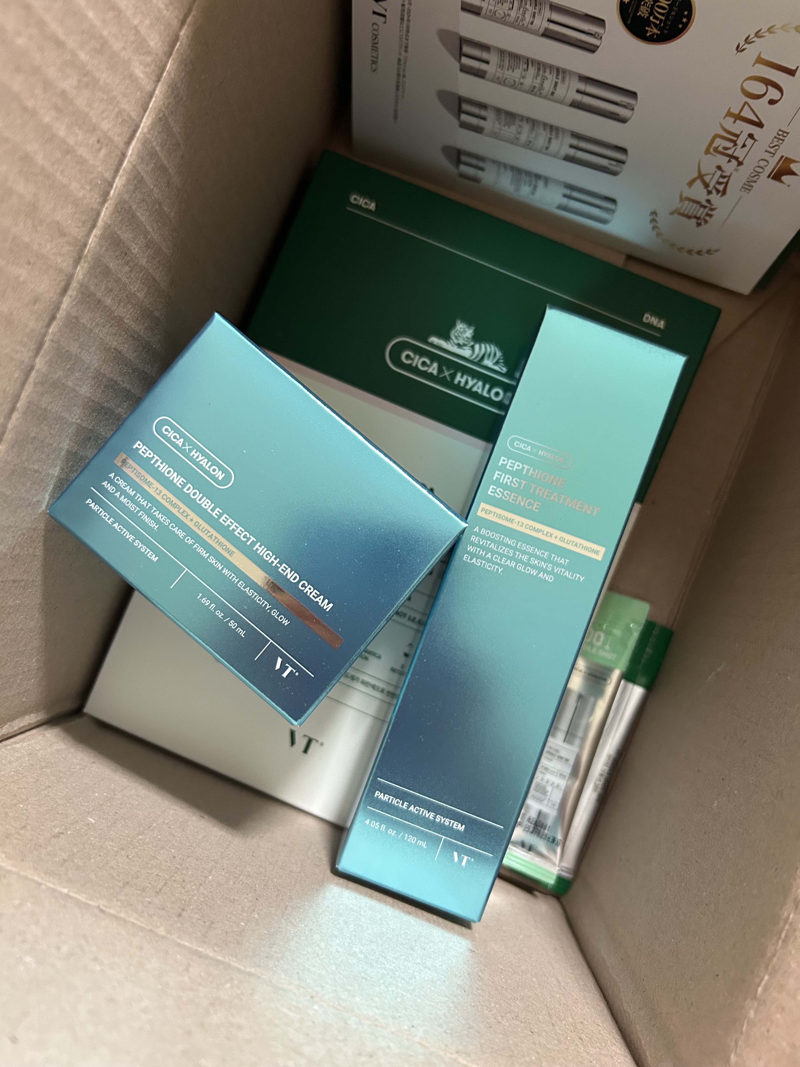 ぺプチオン ダブルエフェクト ハイエンドクリーム/VT/フェイスクリームを使ったクチコミ（3枚目）