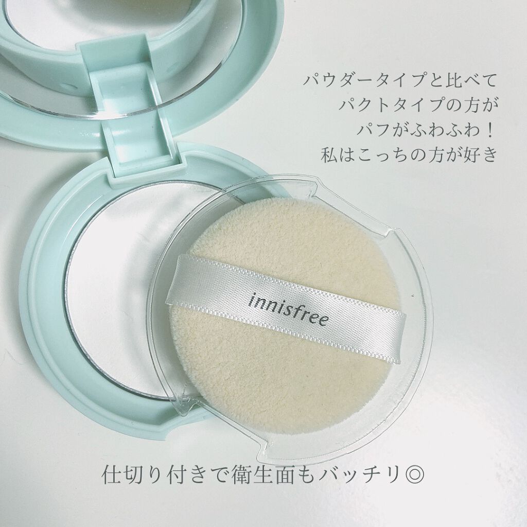 ノーセバム ミネラルパクト N/innisfree/プレストパウダーを使ったクチコミ（2枚目）