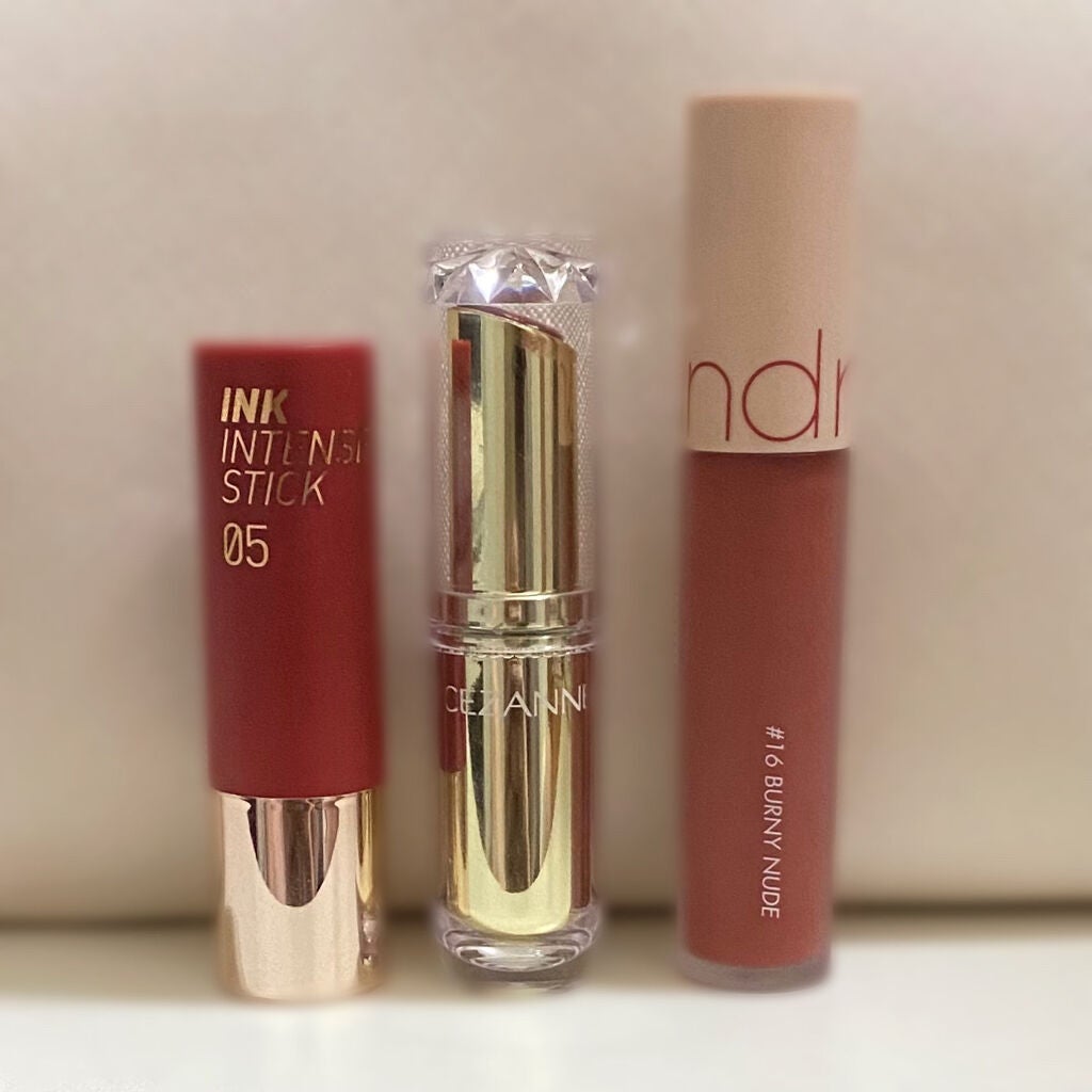 ラスティンググロスリップ/CEZANNE/口紅を使ったクチコミ(2枚目)