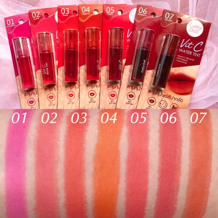 Vit C ウォーターティント/CathyDoll/リップティントを使ったクチコミ(2枚目)