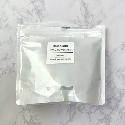 薬用入浴剤 みかん&ひのきの香り/無印良品/無機塩系入浴剤を使ったクチコミ(1枚目)