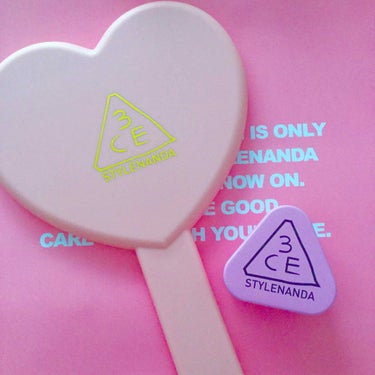 LOVE 3CE heart hand mirror/3CE/その他化粧小物を使ったクチコミ（1枚目）