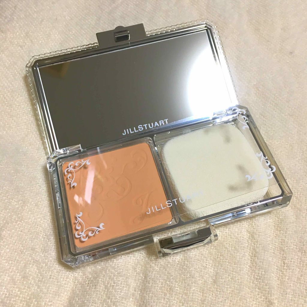 リッチモイスチュアシルク パウダーファンデーション/JILL STUART/パウダーファンデーションを使ったクチコミ（2枚目）