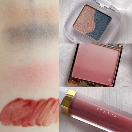 トーン ペタル エッセンス グロス/to/one/リップグロスを使ったクチコミ(4枚目)