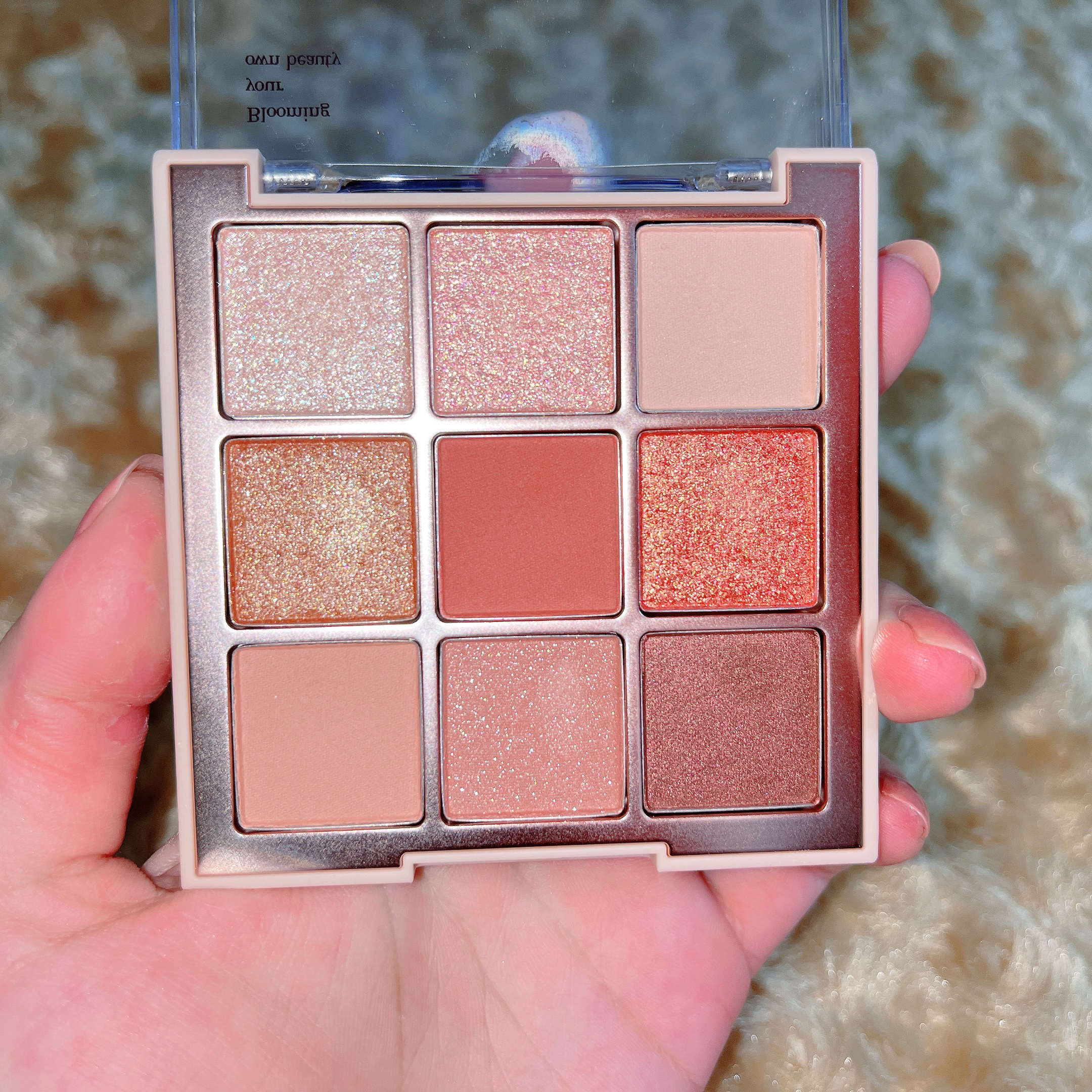 シャドウパレット 02 ローズペタル/dasique/アイシャドウパレットを使ったクチコミ（3枚目）