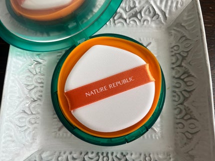 グリーンダーママイルドシカビックUVクッション/ネイチャーリパブリック/日焼け止めローションを使ったクチコミ(3枚目)