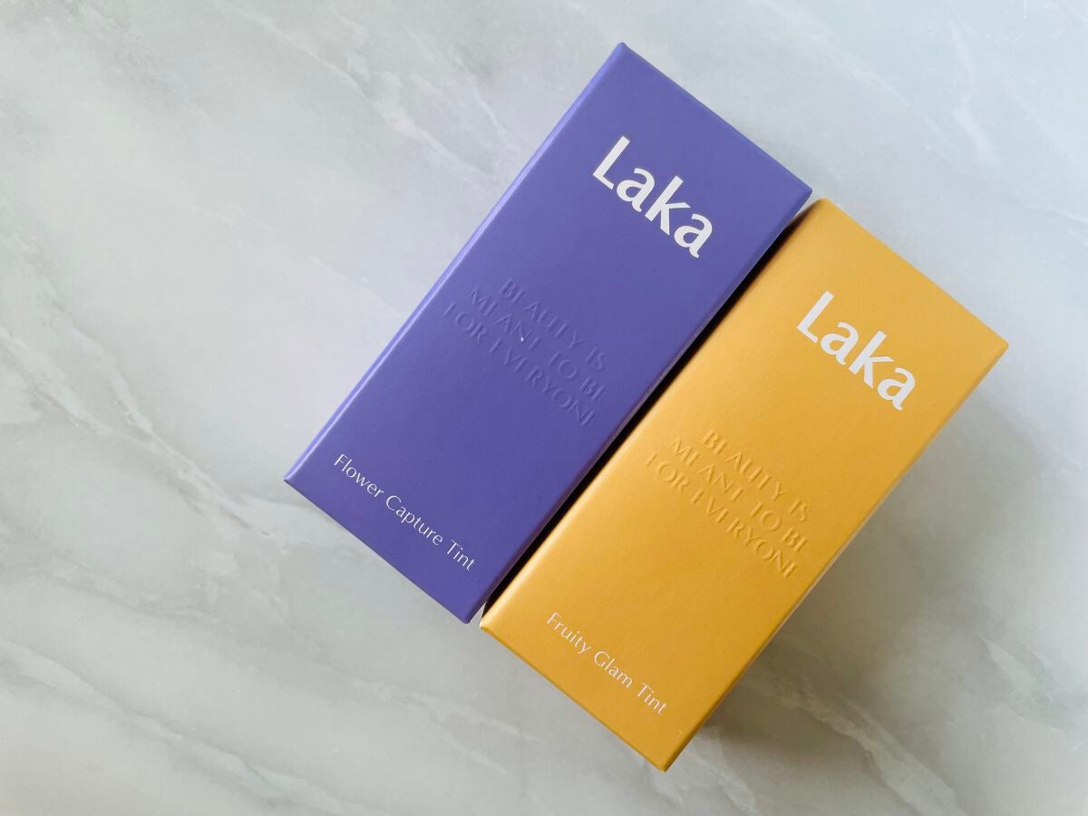 フラワーキャプチャーティント/Laka/口紅を使ったクチコミ(4枚目)