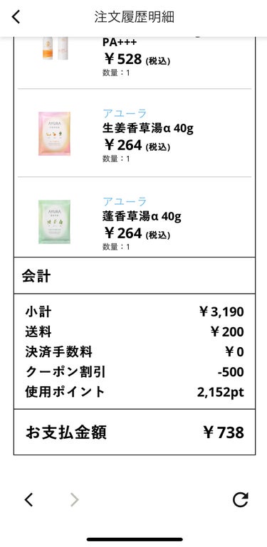 生姜香草湯α 40g(1回分)/AYURA/入浴剤を使ったクチコミ（3枚目）