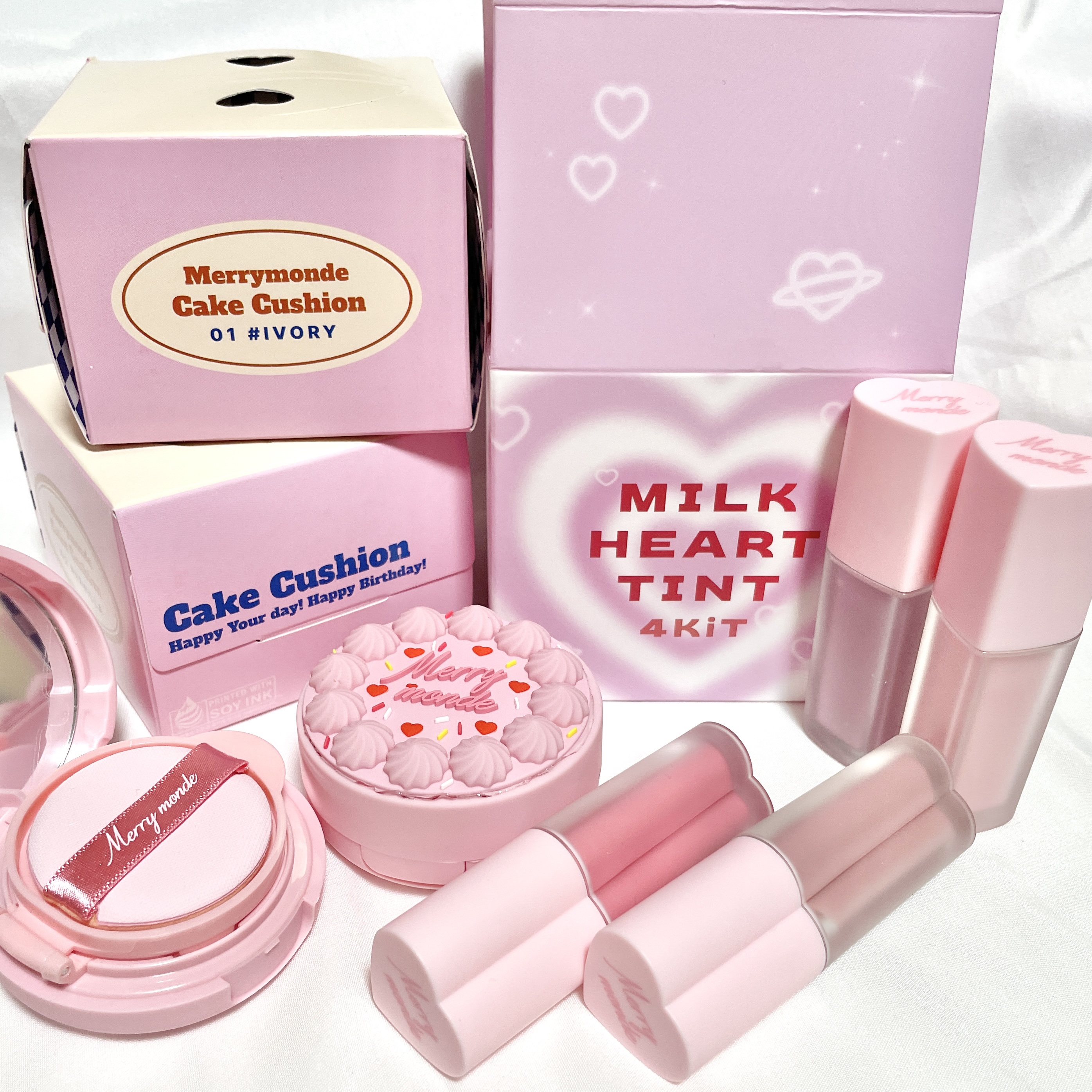 ハッピーユアデイクッション/Merrymonde/クッションファンデーションを使ったクチコミ（2枚目）