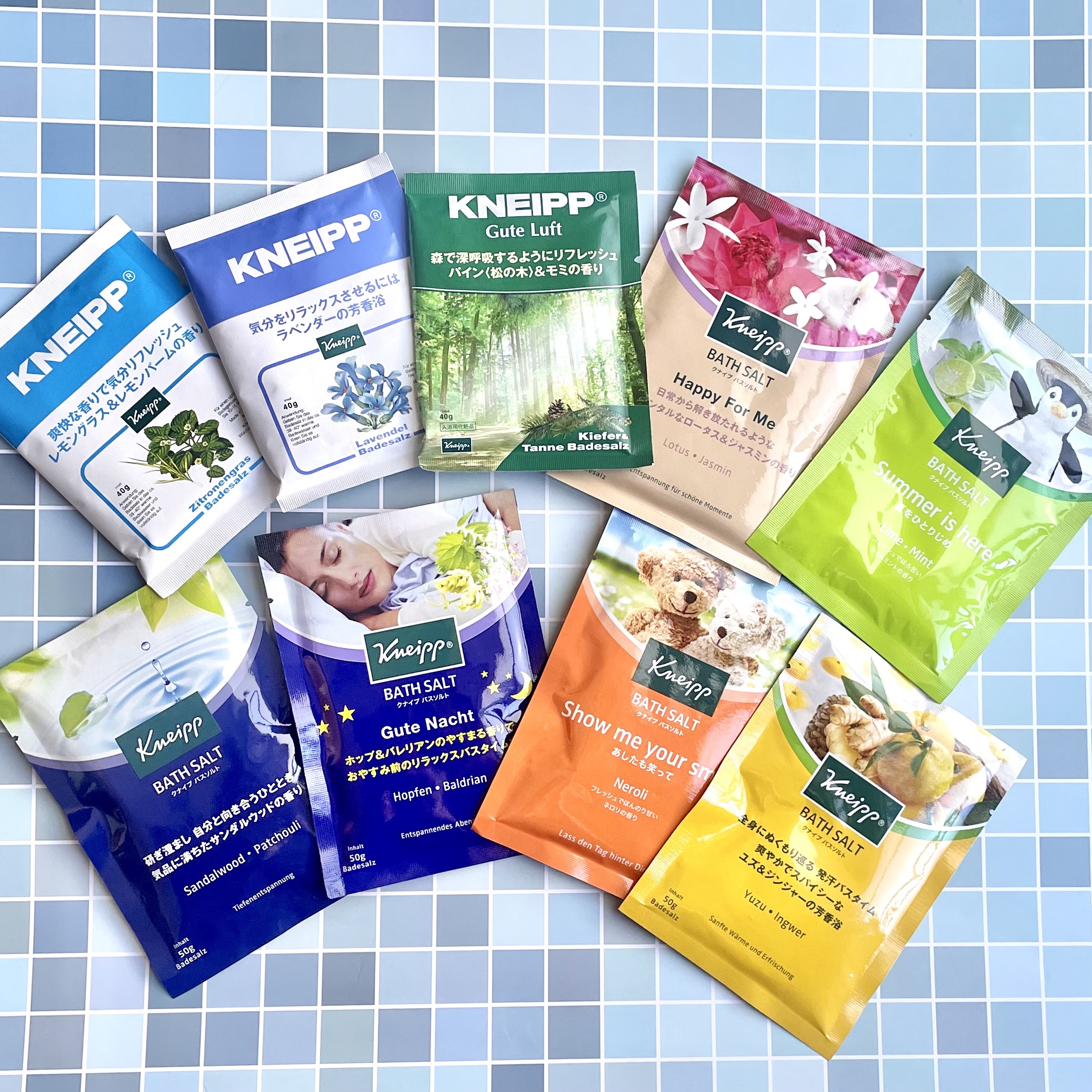 バスソルト ハッピーフォーミー ロータス＆ジャスミンの香り/クナイプ/無機塩系入浴剤を使ったクチコミ（1枚目）