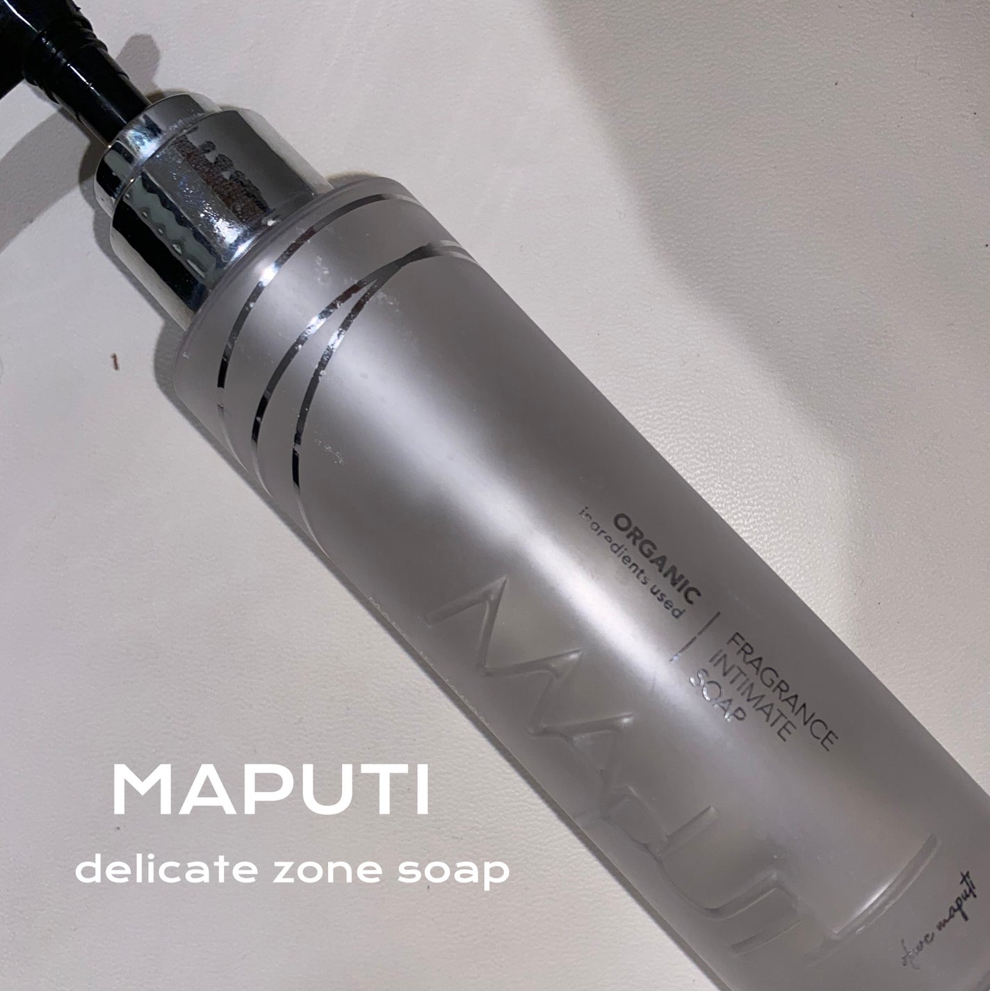 オーガニックフレグランスインティメイトソープ MAPUTI/MAPUTI/デリケートゾーンケアを使ったクチコミ(1枚目)