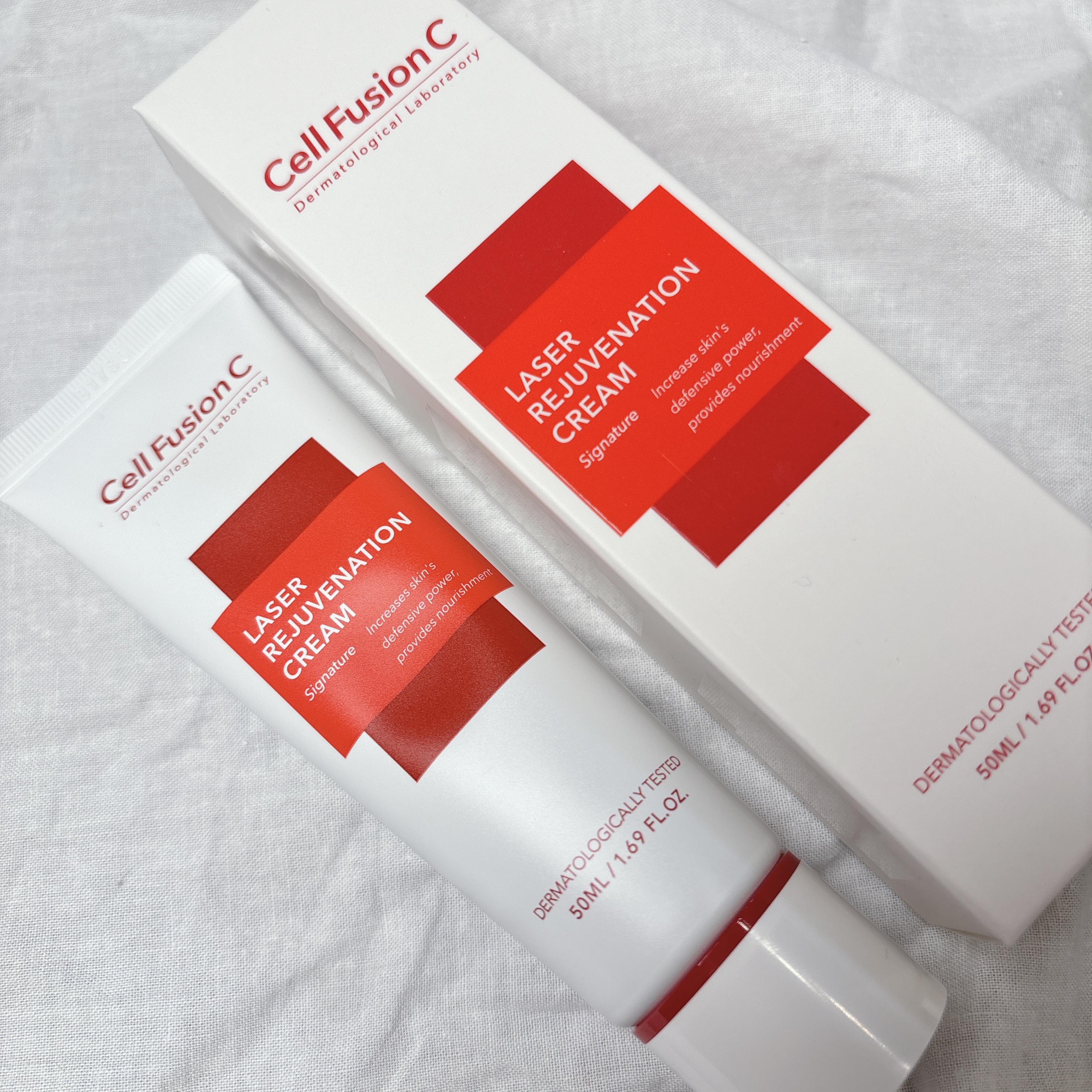 LASER REJUVENATION CREAM/Cell Fusion C(セルフュージョンシー)/フェイスクリームを使ったクチコミ（3枚目）