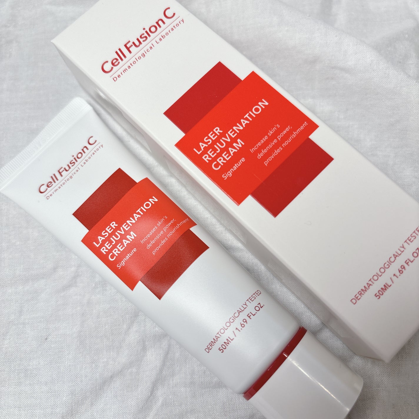 LASER REJUVENATION CREAM/Cell Fusion C(セルフュージョンシー)/フェイスクリームを使ったクチコミ(3枚目)